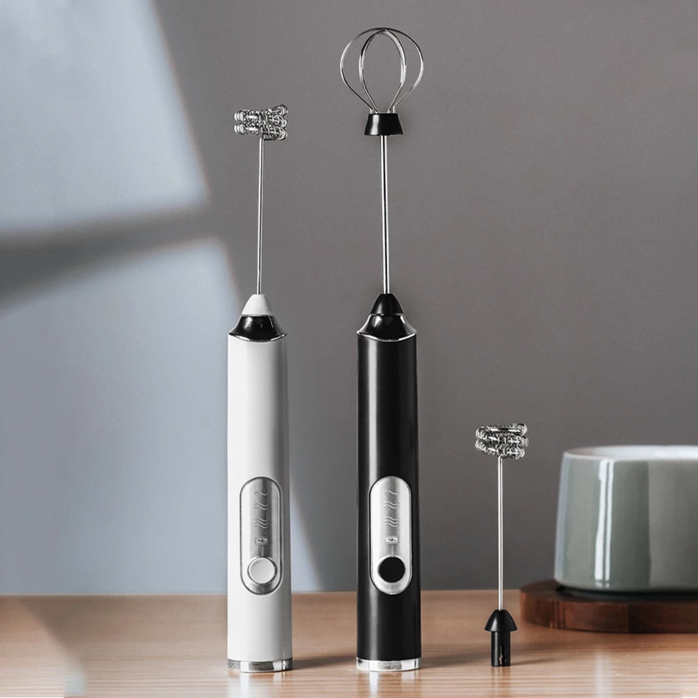 Batedor Misturador Mixer Elétrico Portátil — Bebidas cremosas em segundos, onde você estiver!