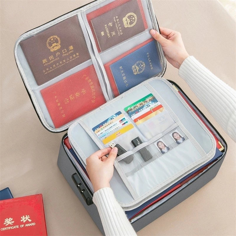 Bolsa Organizadora de Documentos Para Viagem