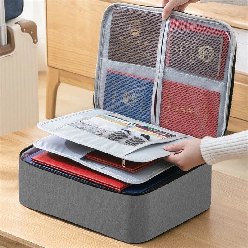 Bolsa Organizadora de Documentos Para Viagem